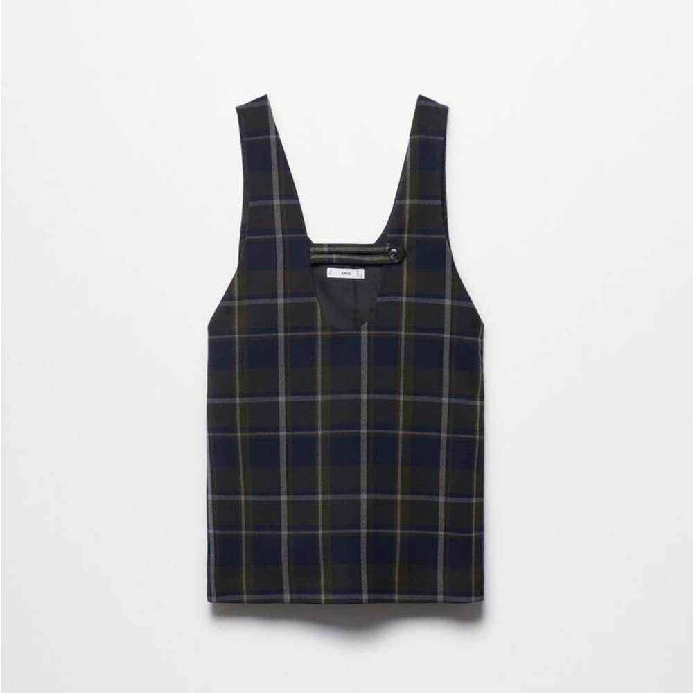 Mango Plaid Dress